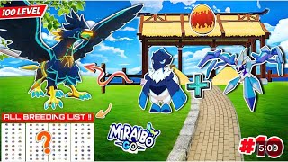 😍 ALL BREEDING COMBO LIST  MIRAIBO GO BREEDING LIST miraibogo 1 [upl. by Cristine684]