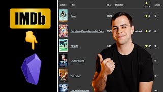 How To Create a Movie Database in Obsidian [upl. by Edbert845]