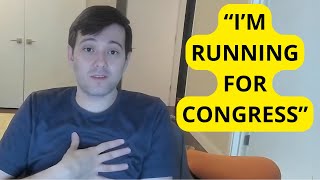 Martin Shkreli Answer Questions About Running For Congress [upl. by Aitetel877]