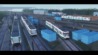 Roblox Manchester Retrolink Transferring a T68A from Salford Quays to Queens Road Depot [upl. by Bernardi]