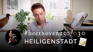 Beethoven250030 The Heiligenstadt Testament  Christiaan Kuyvenhoven pianist [upl. by Assenyl]