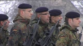 Des soldats allemands sinstallent en Alsace [upl. by Blossom]