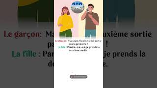 quotLearning French Through Conversations in 1 Minutequot Instructions Au Téléphone shorts [upl. by Mick599]