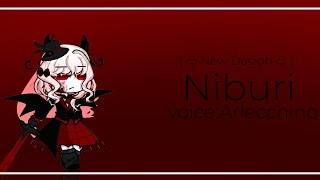 🐶😇♡Niburi Voice lines First amp New design  Read Desc for more info ❤🖤🗡🦇♧ [upl. by Jamnis]