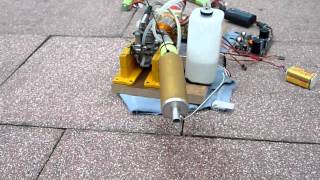 small generator with OS FS40 4stroke update1 charging test 50W [upl. by Ecnadnak]