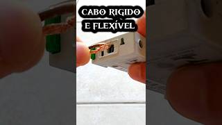 como COLOCAR CABO RÍGIDO E FLEXÍVEL no Disjuntor eletricistas eletrica viral [upl. by Adiesirb]