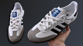 HOW TO DIAMOND LACE ADIDAS SAMBA [upl. by Anialem]