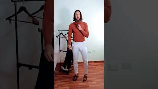 Como usar un pantalón blanco para hombre 2024 moda tips pantalones tendenciasmoda fashion [upl. by Adnor25]