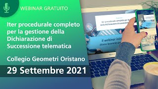 Iter procedurale completo per la gestione della Dichiarazione di Successione  Geom Oristano [upl. by Kamila]