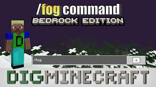 How to use the fog command in Minecraft Bedrock Edition [upl. by Anyer]