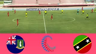 🔴 LIVE British Virgin Islands vs Saint Kitts and Nevis CONCACAF Nations League 2024 Live Match [upl. by Gilmour]