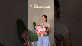 Myntra sweaters haul under ₹999 sweaterhaul myntrafinds sweaterstyle youtubeshorts falloutfits [upl. by Enoed]