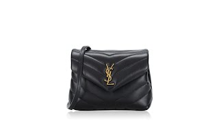 Saint Laurent Matelasse Y Loulou Toy Crossbody Black [upl. by Xantha]