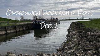 Oude spits uit 1964 ombouwen tot varend woonschip Deel 2 [upl. by Stryker]