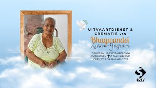 Livestream Uitvaartdienst amp Crematie van Bhagwandei AusanJagram [upl. by Bound]