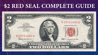 Red Seal 2 Dollar Bill Complete Guide  What Is It Worth And Why [upl. by Ahsikad]