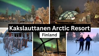 Kakslauttanen Arctic Resort  Glass Igloo  Finland [upl. by Eineg]