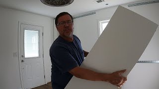 Installing IKEA Bodbyn Grey Kitchen Cabinets In Our Project House [upl. by Lamberto]