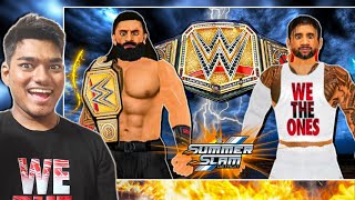 Roman Reigns VS Jey Uso  WR3D  SUMMERSLAM 2023 [upl. by Silberman907]