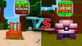 ⚔MINING VS CRAFTING QUEM E A MELHOR CÓPIA DE MINECRAFT [upl. by Tawnya]