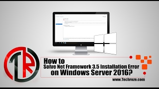 How to Solve Net Framework Installation Error in Windows Server 2016 PowerShell [upl. by Snoddy805]