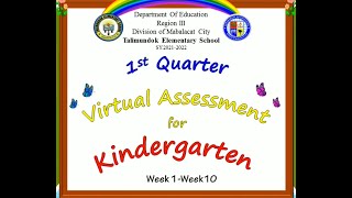 kindergarten Assessment MELC Based [upl. by Afinom]