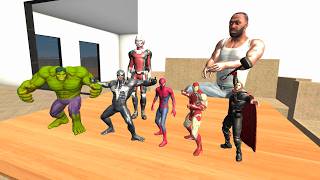 Franklin Play Avengers Mode in Indian Bike Driving 3D [upl. by Eyllib]