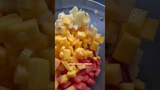 Receta de Tizana Bebida frutal 🍎 tizana cocteldefrutas bebidafrutal [upl. by Prady207]