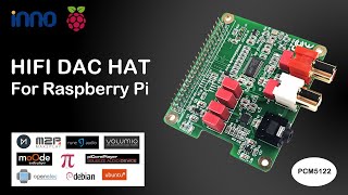 Raspberry Pi HiFi DAC Hat PCM5122 Audio Sound Card Expansion Board [upl. by Nagaer]