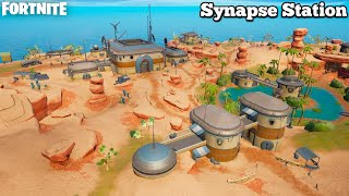 NEW SYNAPSE STATION LOCATION GAMEPLAY  FORTNITE LOOTING GUIDE [upl. by Maier566]