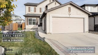 House for sale at 23 Miramonte Cove in Algonquin Estates Winnipeg [upl. by Serafina117]