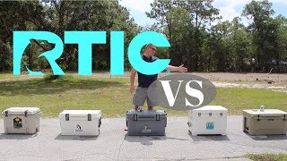 RTIC Cooler Review 65 Qt Ice Test Comparison Vs OtterBox Kong amp Techni Ice [upl. by Floria872]