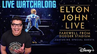 ELTON JOHN LIVE  Farewell from Dodger Stadium LIVE WATCHALONG  The Outlaw Nation [upl. by Eatnahs]