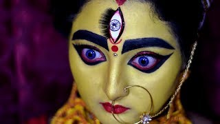 Durga Makeup Tutorial  Durga Makeup Demonstration [upl. by Manly]