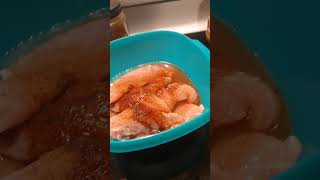 preparing some chicken tenders for air fryer [upl. by Notsecnirp742]