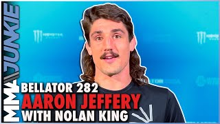 Aaron Jeffery Has No Plans Of Cutting His Mullet  Bellator 282 [upl. by Preiser11]