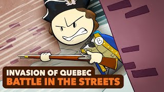 Invasion of Quebec Battle in the Streets  US History  Extra History  Part 3 [upl. by Lubbock120]