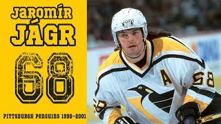 🏒 Jaromír Jágr  Pittsburgh Penguins 1990–2001 [upl. by Ahseiyt836]