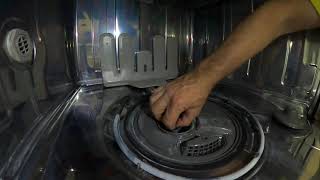 Fixing a leaking Kitchenaid dishwasher replacing faulty diverter valve seal [upl. by Ynatsyd630]