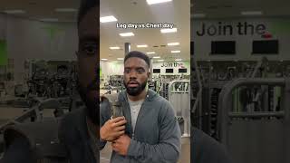 Leg Day vs Chest Day IG aarinkennedy workout gymhumor funny [upl. by Enitsenrae588]