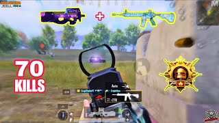 70 KILLS 🥵 NEW BEST RUSH GAMEPLAY with P90  M416  Singh PaddaYT  BGMI  bgmi bgmiindia pubg [upl. by Amrita]