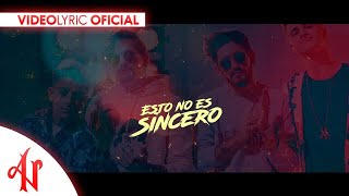 Adexe y Nau ft Mau y Ricky  Esto No Es Sincero Lyric Video [upl. by Nivrae]