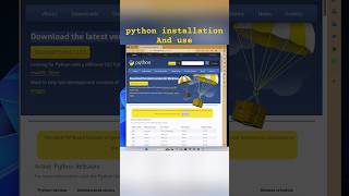 Download and Installation of python IDE and use  shorts python [upl. by Nahtal]