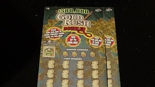 Scratchers On Other Days 201 5 GOLD RUSH DOUBLER FL Lottery Tickets [upl. by Hagep341]