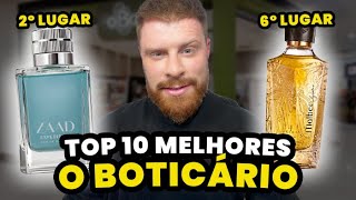 Os HOMENS votaram nos 10 MELHORES PERFUMES de O BOTICÁRIO da Atualidade  Perfumes Masculinos [upl. by Delogu642]