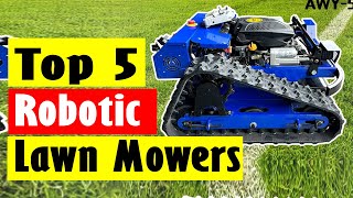 Best Lawn Mower Top 5 Best Robotic Lawn Mowers In 2024 [upl. by Brittan]