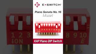 Mozarts Sonata No 16 🎶  KAP Piano DIP Switch  ESwitch piano [upl. by Alten]