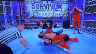 Roman Reigns wins at WWE Survivor Series 2022 Ryders reaction [upl. by Eynenihc]