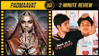 Padmaavat 2Minute Review  Deepika Padukone  Ranveer Singh  Fully Filmy [upl. by Yraeht234]