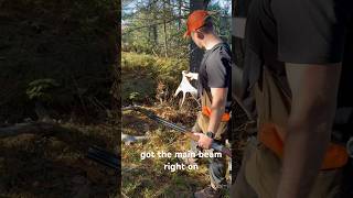 He found his first Moose antler shed 🫎 inthewoods nature treasure [upl. by Beshore934]